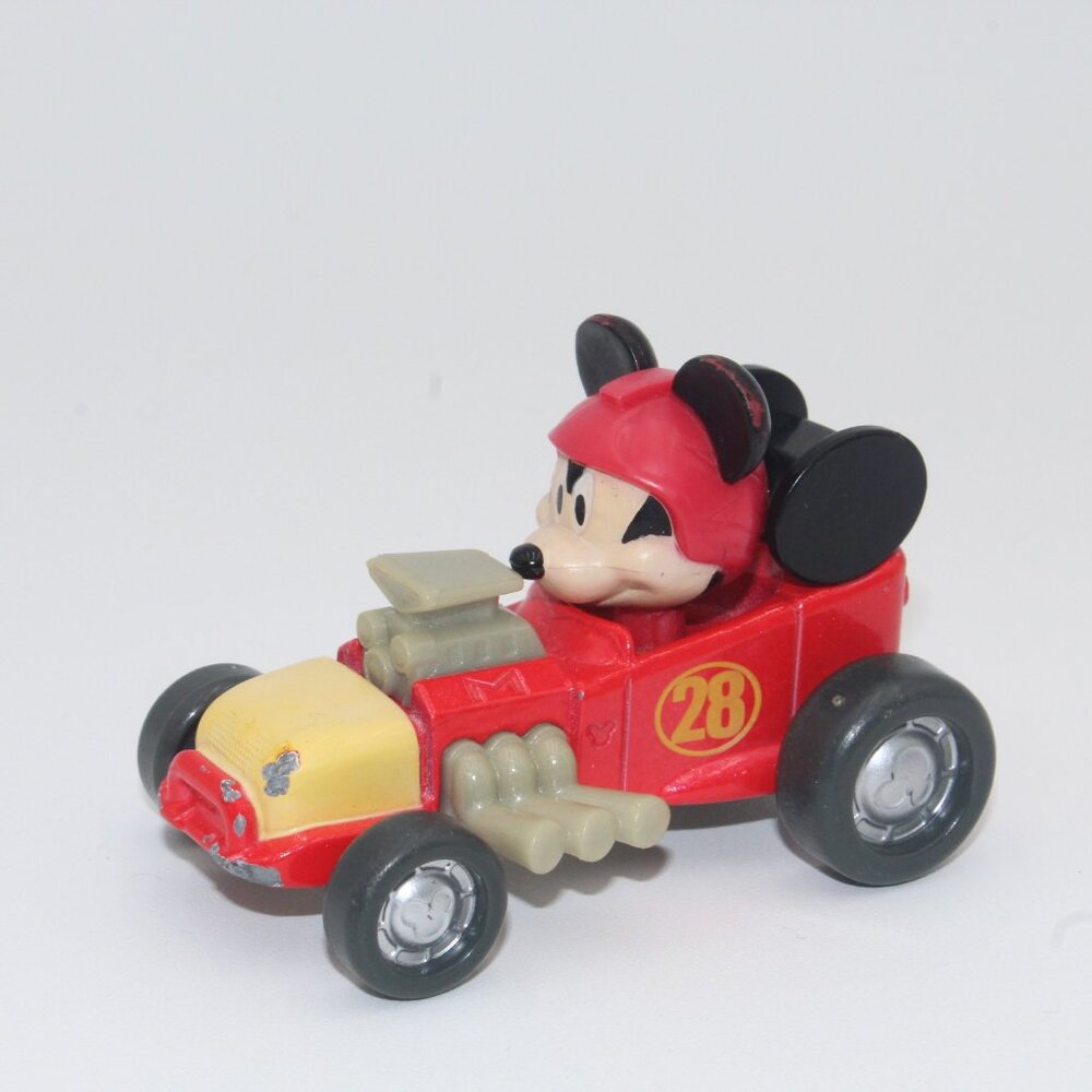Disney Jr Mickey And The Roadster Racers Mickey's Hot Rod Red Diecast Race Car